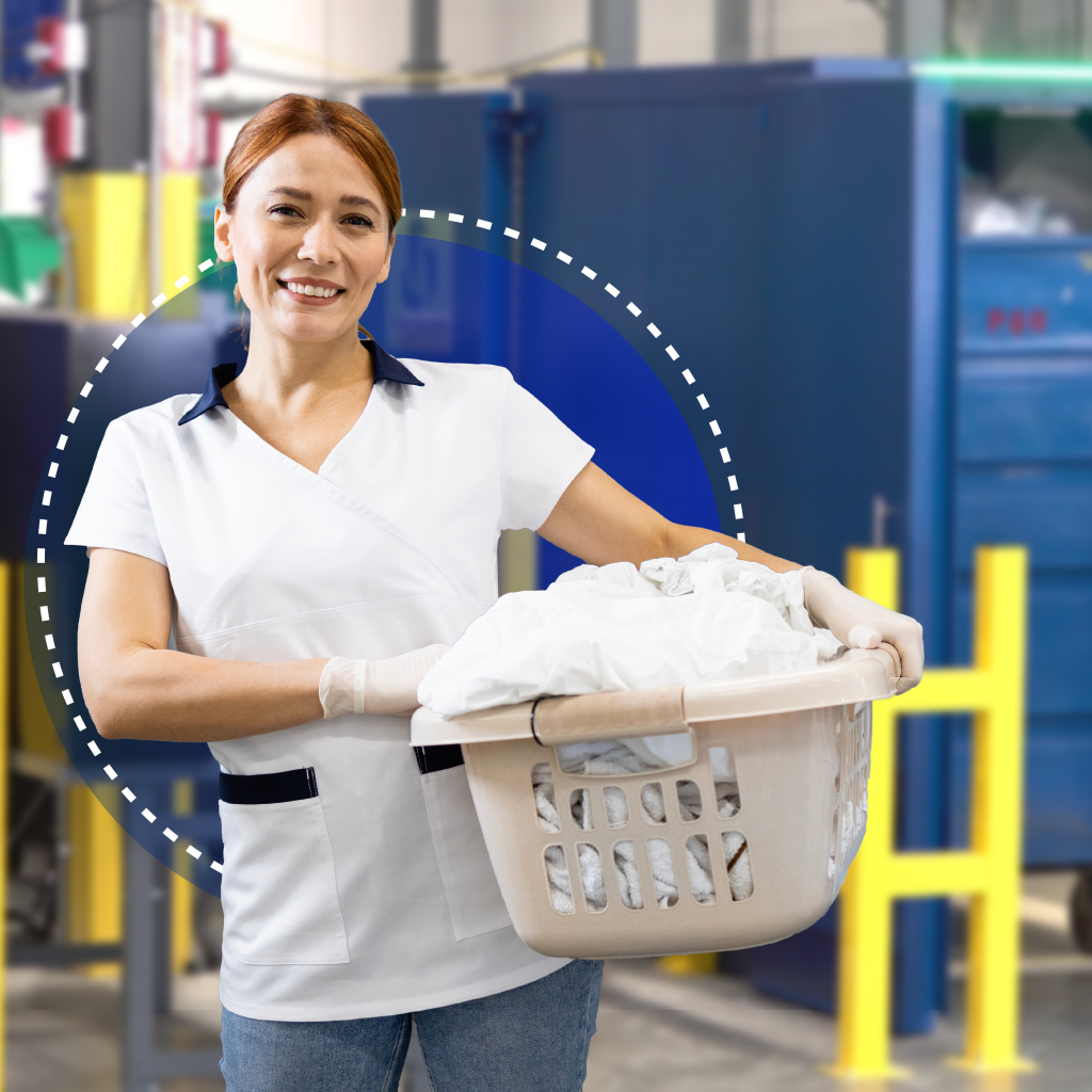 RFID for commercial laundry